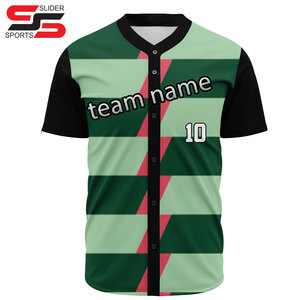 Sudadera de uniforme de béisbol de tamaño de EE. UU. con sublimación de calor, malla impresa, bordado transpirable, Jersey de béisbol personalizado - Product Image 5