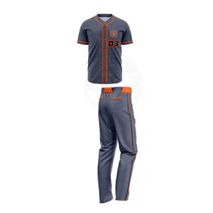 Uniforme de béisbol de secado rápido hecho en fábrica Diseño único con alta transpirabilidad Conjunto de ropa deportiva de nuevo estilo - Product Image 1