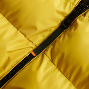 Mens Hooded <b>Yellow</b> Quilted <b>Puffer</b> <b>Jacket</b> Warm Windproof Winter Outerwear Wholesale - Product Image 6