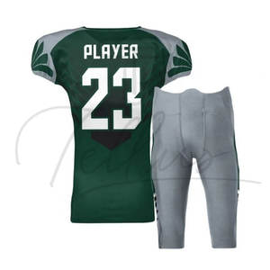 ชุดอเมริกันฟุตบอลสำหรับผู้ใหญ่ แขนสั้น ผ้าโพลีเอสเตอร์ 100% ปรับแต่งได้สำหรับทีม ชุดฝึกซ้อม ราคาโรงงาน MOQ ต่ำ - Product Image 5
