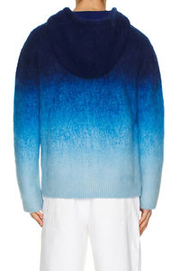 Sweat à capuche zippé en mélange de mohair avec logo personnalisé, sweat à capuche zippé intégral en mohair, pull en maille surdimensionné, vestes pour hommes, veste pour hommes - Product Image 6