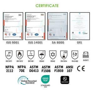 FR Botão Down Shirt NFPA2112 Flame Retardant <span class=keywords><strong>Clothing</strong></span> Fr Camisas para Utilitário Elétrico e Trabalhadores do Campo Oleoso - Product Image 6