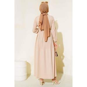 Robe superposée décontractée beige - Product Image 1