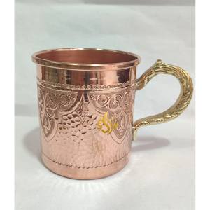 High Quality Metal Mule <b>Mug</b> Manufacturer & Wholesaler Pure Copper <b>Mug</b> <b>With</b> Metal <b>Handle</b> Bar Drinkware <b>Mug</b> at Cheap & Best Price - Product Image 6