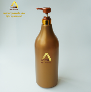 Fabricante de Vietnam OEM botella de plástico verde 2L para loción corporal Champú Acondicionador limpiador Facial rociador de bomba de capacidad de 300ml - Product Image 1
