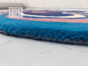 Tapis d'intérieur fait main de luxe moderne de style persan, en laine unie, antidérapant, très résistant, personnalisable, pour chambre à coucher - Product Image 6