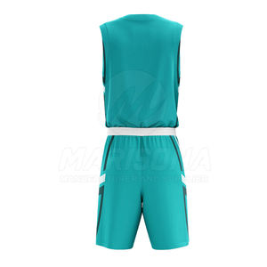 Uniforme de Baloncesto Reversible Más Vendido con MOQ Bajo, Material Duradero, Uniforme de Baloncesto Reversible de Marca Privada - Product Image 6