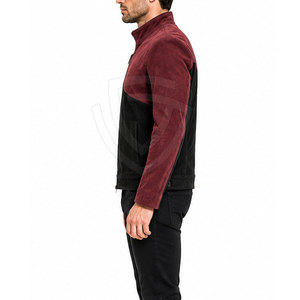 Elegant <b>Suede</b> Leather <b>Jacket</b> Designed For <b>Men</b> With Smooth Finish Comfortable Fit Classic Collar And Versatile Casual Outerwear - Product Image 6