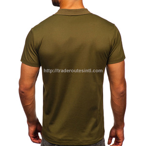 Polo de alta calidad, camiseta Navy Manufacturing Company, logotipo personalizado, ropa de Golf a rayas de manga corta, polos para hombre, camisetas de Golf - Product Image 5