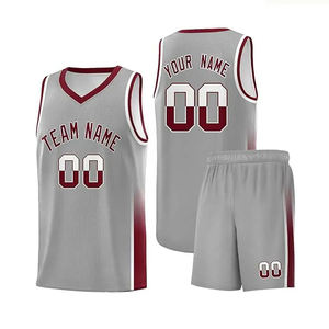 Vente chaude uniformes de basket-ball réversibles de haute qualité nouveau Design Polyester respirant antibactérien Options de taille Plus - Product Image 5