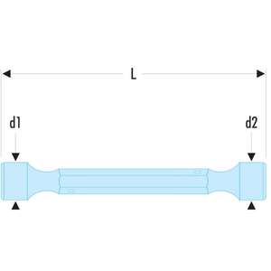 ประแจบล็อกสองด้านแบบฟอร์จ ยี่ห้อ Facom รุ่น Metric - Product Image 2