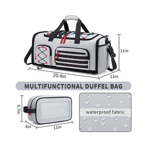 Bolsas de lona transpirables para entrenamiento, gimnasio, lucha libre, bolsa de lona para ropa sudorosa y equipo, nadadores activos - Product Image 5