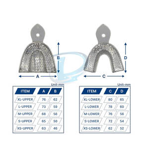 Bandejas de Impresión Dentales Más Vendidas, Bandejas de Impresión de Acero Inoxidable de Alta Calidad - Product Image 4