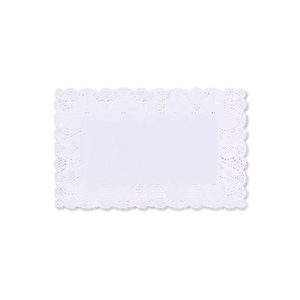 50 Manteles Individuales Rectangulares de Papel con Diseño de Encaje, 40x30 cm, para Servir Postres - Product Image 2