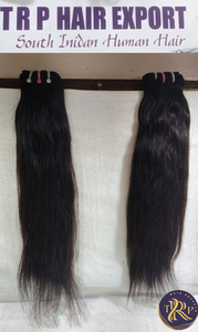 Extensions de cheveux humains Remy d'Inde du Sud, lisses et soyeux, noir naturel, tissage complet, double trame faite à la machine - Product Image 3