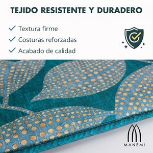 Cojín para Silla Repelente al Agua de 40x40x2 cm, Fácil de Limpiar con Correas de Sujeción, Uso en Interiores y Exteriores, Cojines y Almohadas para Exteriores - Product Image 6