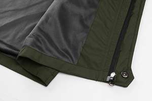 แจ็กเก็ตน้ำทิ้งระเบิดสำหรับผู้ชายเสื้อแจ็คเก็ตกันลมใส่สบายคอปกตั้งสไตล์สตรีท - Product Image 6