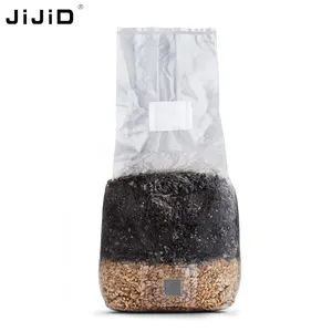 JIJID Spawn Mushroom Grow Bags With Injection Port Rye Compost Mushroom Plant Growing Bag Mushroom Spawn Bag