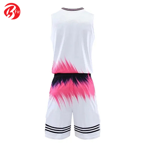Ensembles d'uniformes de basket-ball en polyester de haute qualité pour hommes et femmes Tissu respirant à séchage rapide Certifié BSCI Imprimé Taille Plus - Product Image 5
