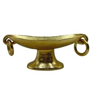 Cuencos de lujo Decoración DE BODA Pedestal Frutas Dulces Plato para servir Cuenco dorado decorativo Estilo americano Cuencos lujosos para la venta - Product Image 1