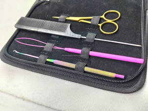 Kit d'outils de pose d'extensions capillaires en acier inoxydable 6 pièces à prix d'usine – Pince de retrait I-Link, aiguille à micro-anneaux, crochet de traction - Product Image 4