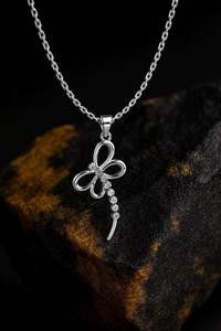 925 Sterling Silver Gold Plated Delicate <b>Butterfly</b>-Inspired Dragonfly Pendant CZ Necklace Christian Minimalist <b>Gift</b> Insect - Product Image 2