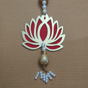 Beautiful Trending Lotus Hangings for Home Decor, Puja Decor, Housewarming, Backdrop, Mandir, pink Lotus - Product Image 1