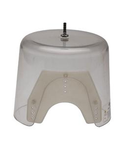 Capuchon à oxygène transparent avec embout pour une oxygénothérapie contrôlée dans les contextes médicaux de soins intensifs néonatals et pédiatriques - Product Image 3