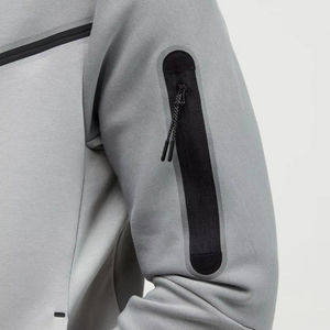 Conjunto de Pantalón y Chaqueta Deportiva para Hombre, Talla Grande, Invierno, Cierre Frontal, Forro Polar Transpirable, con Logotipo Personalizado - Product Image 5