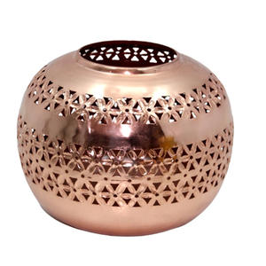 Recién llegado, Juego de 3 tarros de vela de Color blanco votivo redondo de Metal para decoración del hogar, personalizados a granel - Product Image 5