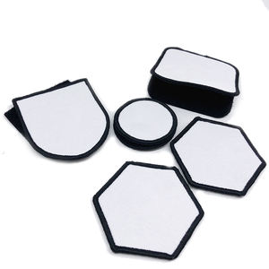 ป้ายผ้าทอแบบกำหนดเอง เป็นมิตรกับสิ่งแวดล้อม แบบเย็บติด ลายตัวอักษร ดอกไม้ สามเหลี่ยม วงกลม สีตามสั่ง สำหรับกระเป๋าผ้า หมวก ผ้า - Product Image 3