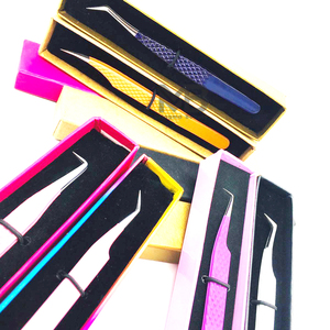 Pinzas para Pestañas de Acero Inoxidable, Hechas en Pakistán, Servicio OEM, Alta Calidad, Duraderas, Antideslizantes, Puntas Puntiagudas, Colores Personalizados, 2026 - Product Image 6