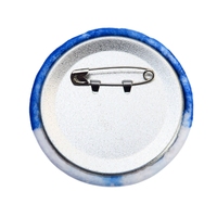 Insigne de tissu en peluche de promotion Épingle à bouton souple imprimée personnalisée