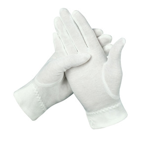 Gants de Régalia Maçonnique Personnalisés en Coton Pur de Qualité Supérieure avec Broderie Patchwork Personnalisée Écologique et Compatible Écran Tactile - Product Image 2