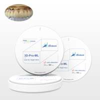 Zirdent Best Selling CE Certificates Dental Lab Consumables Ceramic Blocks 3D Pro ML Sinocera Zirconia