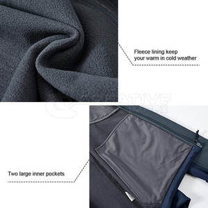 Veste d'extérieur Softshell de haute qualité pour hommes et femmes imperméable coupe-vent respirant avec fermeture à glissière pour randonnée Camping - Product Image 6