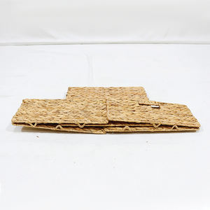 Artex Dong Thap Handwoven Eco-Friendly Water <b>Hyacinth</b> Square Foldable Storage <b>Basket</b> - Product Image 4