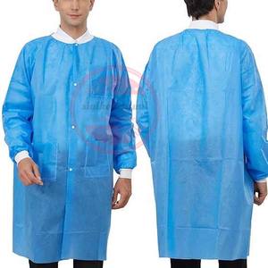 Blouse de laboratoire médical unisexe 100% coton pour hôpital - Product Image 5