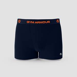 Bóxers Cómodos para Hombre, de Spandex/Algodón, Corte Medio, Largos, con Logotipo en la Cintura, para Gimnasio y Entrenamiento - Product Image 1