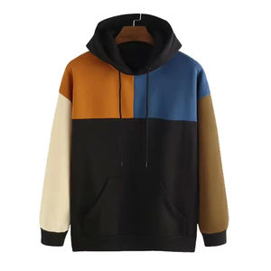 Sudadera con capucha de algodón pesado para hombre OEM ODM, Jersey polar de gran tamaño con lavado ácido, bordado de diseño personalizado para invierno - Product Image 1