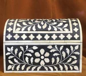 OWN BOX HANDMADE BONE INLY BOX Manufacturer India Custom Size and Design Bone Inlay for Sale Jewelry Box - Product Image 3