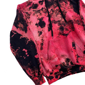 Hip Hop Style Solid Color <b>Tie</b> <b>Dye</b> <b>Hoodies</b> Customized Breathable Fleece Blend Windproof Eco-Friendly Wholesale <b>Tie</b> <b>Dye</b> <b>Hoodies</b> - Product Image 4