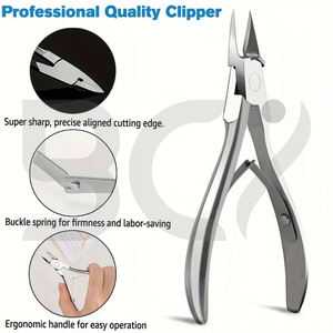 กรรไกรตัดเล็บเท้าแบบตรงแม่นยำสำหรับเล็บที่หนาและคุดที่ตัดเล็บสแตนเลส - Product Image 6