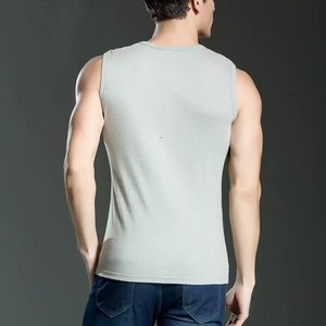 Premium Running Close-Fitting Vest Breathable Custom Design Ribbed Casual Quick Dry Men Undershirts <b>Tank</b> <b>Top</b> for <b>Workout</b> Fitness - Product Image 5