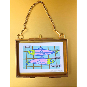 Unique Design <b>Gold</b> Finished Clear Glass Hanging Rectangle Mini <b>Photo</b> <b>Frame</b> Pressed Picture Flower Wall Decorative Home Office - Product Image 1
