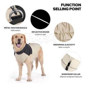Abrigo de Invierno para Perro, Moderno, Impermeable, de Algodón Grueso, Aislado y Cálido, para Uso en Exteriores con Clima Frío - Product Image 4