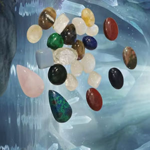 พลอยธรรมชาติคุณภาพสูง รูปทรงแบน ครึ่งวงรี ครึ่งอาเกต ครึ่งแจสเปอร์ ครึ่งหยก  ลด 20% พร้อมของแถม - Product Image 4