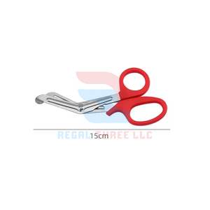 Tijeras profesionales EMT para traumatismos de enfermería, tijeras de vendaje Lister con mango de plástico, 10 Uds., tijeras de primeros auxilios, fuente de alimentación Manual - Product Image 4