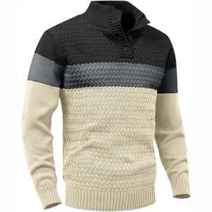 Suéter de poliéster de punto con logotipo personalizado al por mayor, suéter de poliéster de alta calidad con cuello redondo suave - Product Image 1