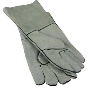 Gants de soudage respirants avec doublure absorbante et compatibles écran tactile, en cuir durable pour soudage à l'arc, plasma et utilisation extérieure (quatre saisons) - Product Image 1